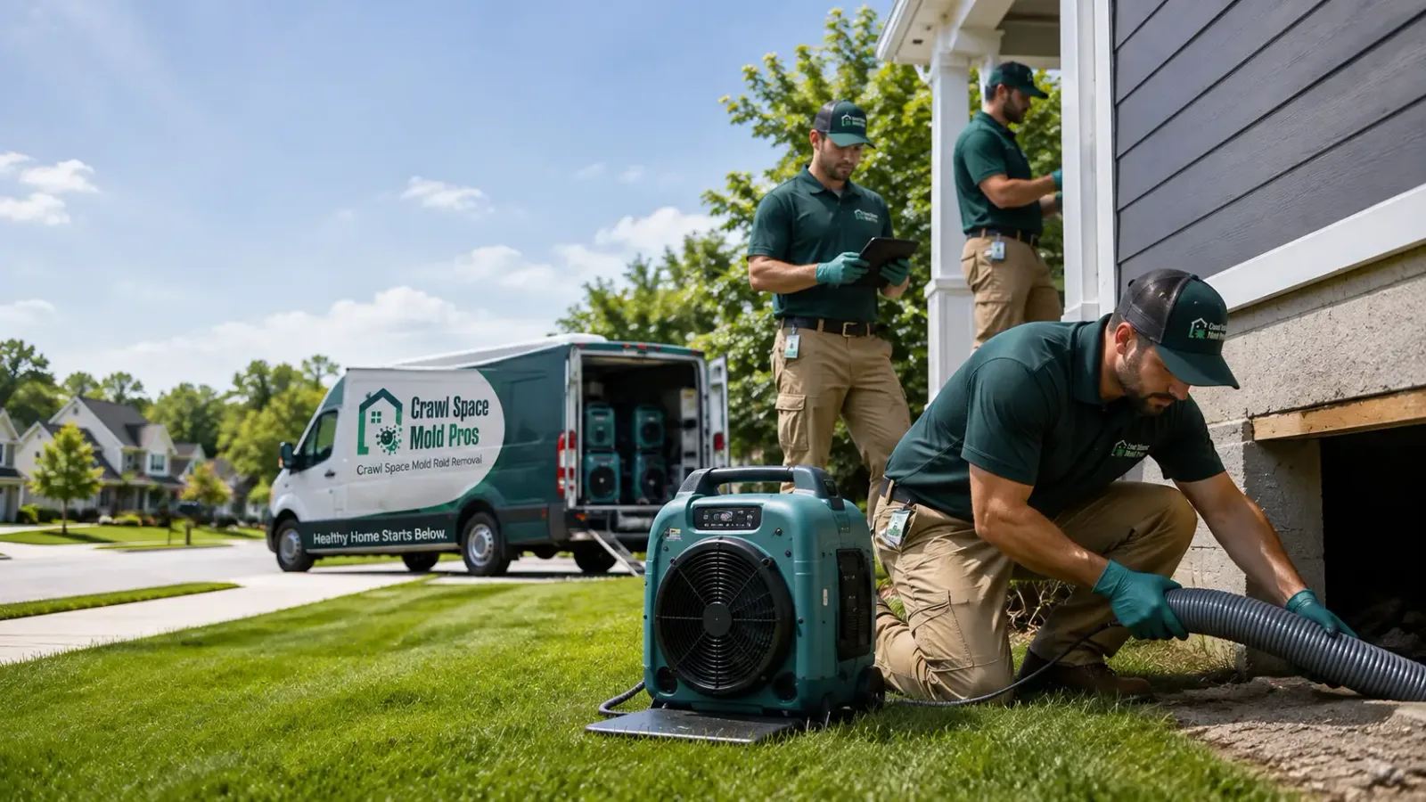 Crawl Space Mold Removal in Mclean, IL